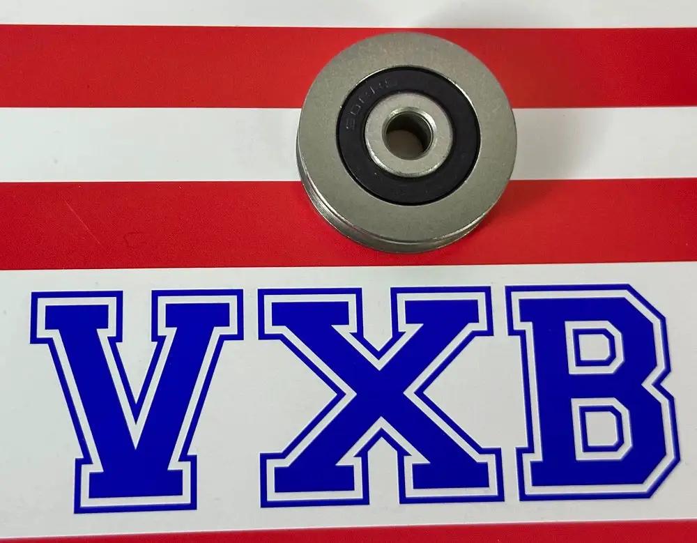 6mm Bore Bearing - 30mm 440C Stainless Steel Pulley U-Groove Track Roller Bearing 6x30x8mm