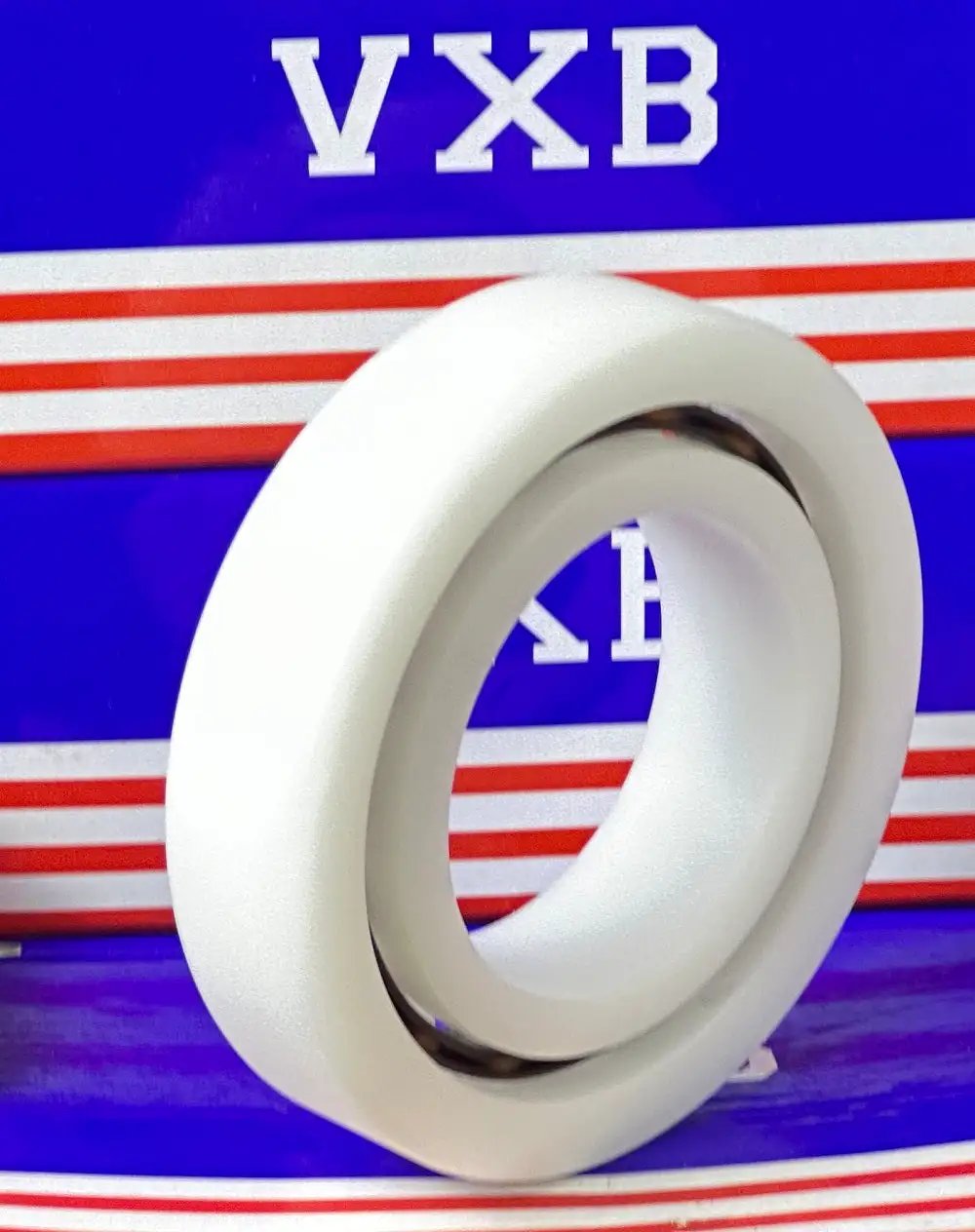 แบริ่งพลาสติก Acetal/POM 6210 - ลูกบอลแก้ว - 50x90x20มม