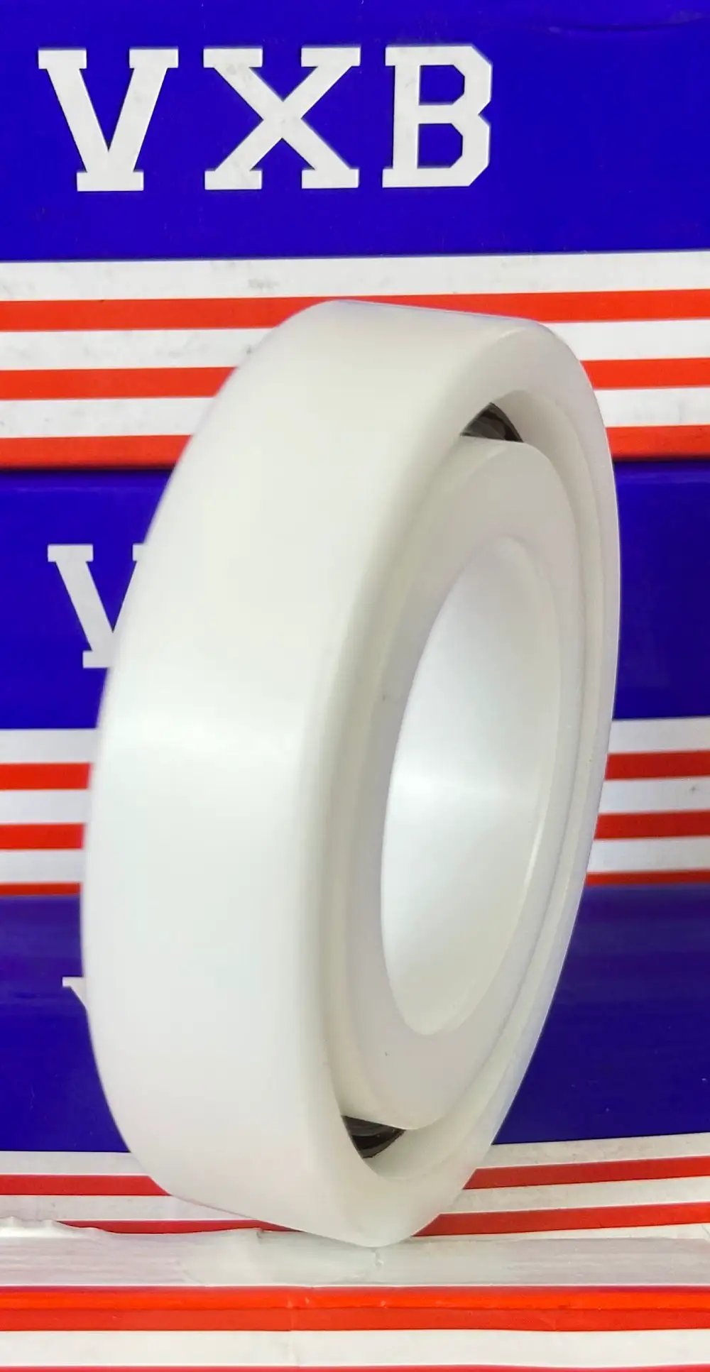 แบริ่งพลาสติก Acetal/POM 6209 - ลูกบอลแก้ว - 45x85x19มม