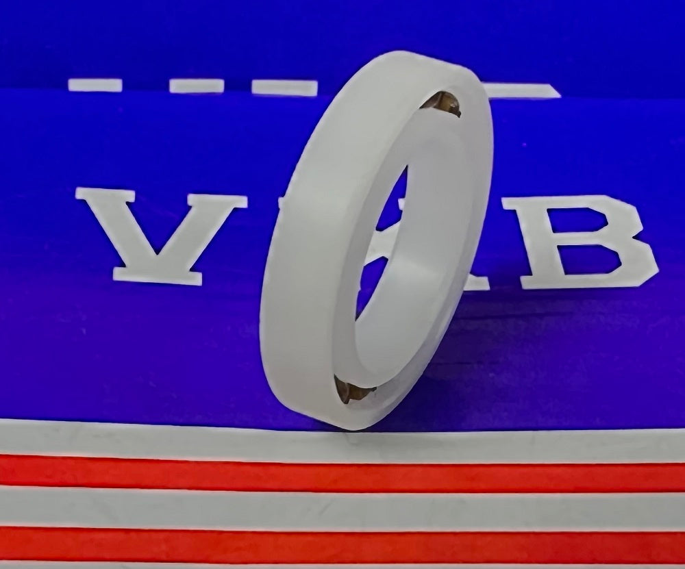 Łożysko z tworzywa Acetal/POM 6803 - kulki szklane - 17x26x5mm
