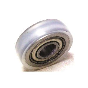 4mm Bore Plastic Roller Ball Bearing - Nylon Tire - 14mm OD - 4x14x4mm
