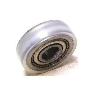 4mm Bore Plastic Roller Ball Bearing - Nylon Tire - 14mm OD - 4x14x4mm