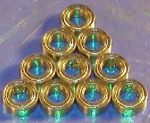 10 -pack 4x7x2,5 mm kogellagers - metaal afgeschermd - 4 mm boring