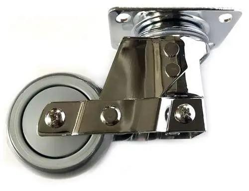 5"inch Caster Wheel 220 Lbs - PU - Top Plate Mount