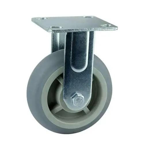 5"inch Heavy Duty Caster Wheel 507 Lbs Fixed PP Core - TPR - Top Plate Mount