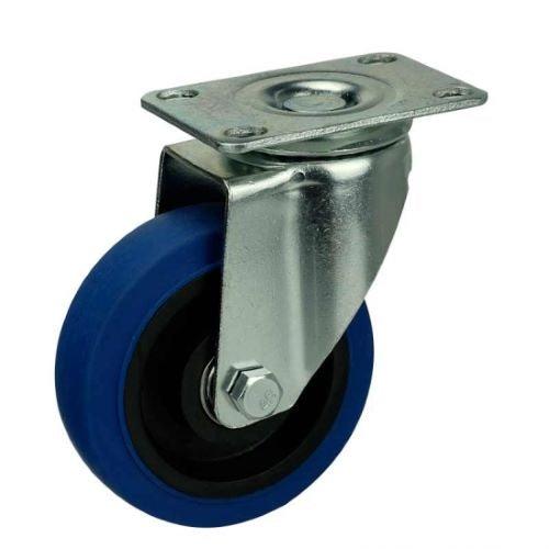 5"inch Caster Wheel 220 Lbs - TPR - Top Plate Mount