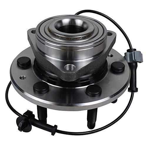 515160 Front Wheel Hub & Bearing Assembly Compatible with 4x4 15-19 Chevy Tahoe Suburban, GMC Yukon (XL)/14-18 Silverado/Sierra 1500, 15-18 Cadillac Escalade (ESV)/ 17-19 XTS 4WD 6 Lug