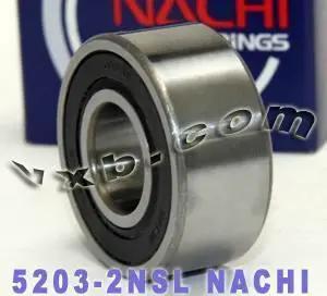 5203-2NSL NACHI ANGULAR CONCTIOR Bearing - 2 -Row - 17x40x17.5 มม.