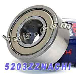 5203ZZ Nachi Angular Contact łożyska - 2 rzędu - 17x40x17,5 mm