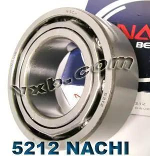 5212 Nachi Angular Contact Bearing - 2-Row - 60x110x36.5 Japan Made