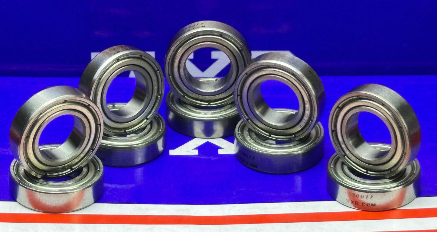 Zestaw 10 łożysk 6800ZZ - 10x19x5mm - Podwójnie osłonięte