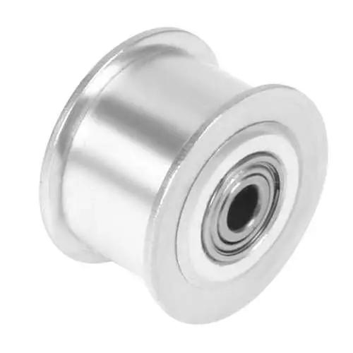 5mm Bore 6mm GT2 Belt Smooth Idler Pulley Aluminum W/Bearing for 3D Printer