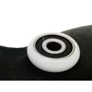 5mm Bore Bearing - 19mm White Plastic Tire 5x19x5mm