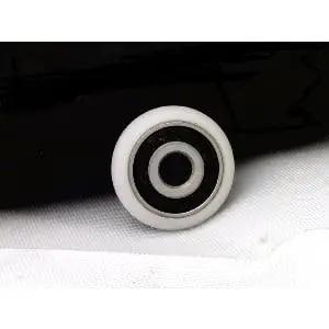 5mm Bore Bearing - 23mm White Plastic Tire 5x23x6mm