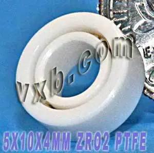 Roulement miniature entièrement en céramique 5x10x4mm en oxyde de zircone