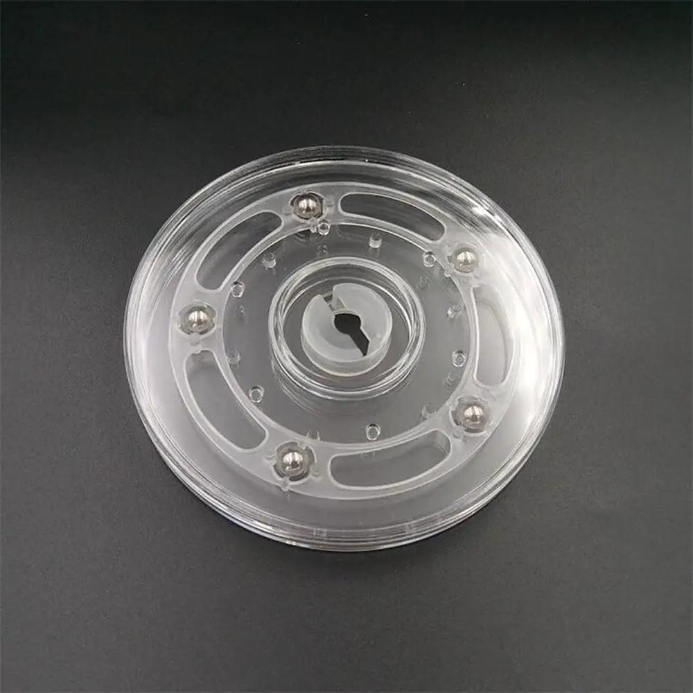 6" Dia. Clear Acrylic Lazy Susan Turntable Bearing