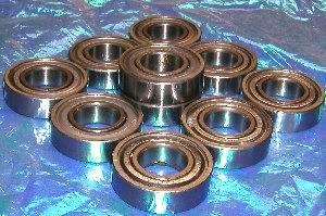 10 paket 6002zz 15x32x9 Korumalı krom yatak