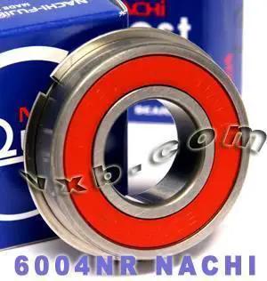 6004NR Nachi mang 20x42x12: Mở: C3: Snap Ring: Nhật Bản