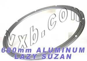 Palier en aluminium Lazy Susan 600mm, palier de plateau tournant 650 lbs