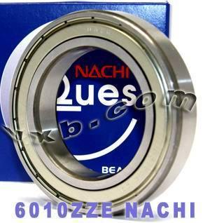 6010ZZE NACHI łożyska 50 x 80x16 ekranowana C3 Japonia