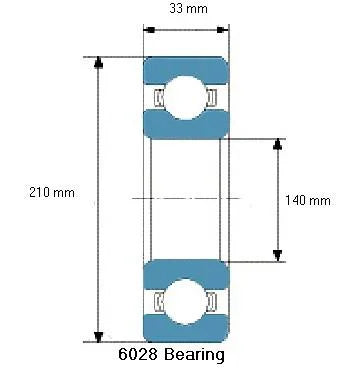 ตลับลูกปืนร่องลึก 6028 Bearing 6028