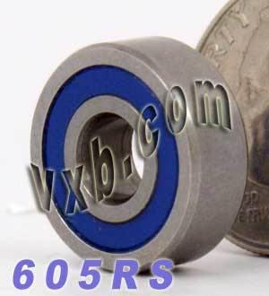 ลูกปืนเม็ดกลม 605RS ขนาด 5x14x5 มม. - ปิดผนึก - ขนาดเล็ก
