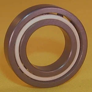 61800 แบริ่งเซรามิกเต็ม 10x19x5mm SI3N4/PTFE 10 มม. เจาะ
