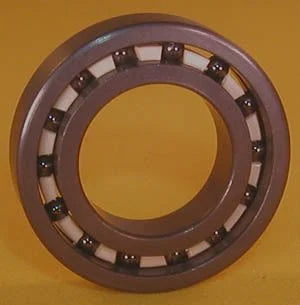 61800 แบริ่งเซรามิกเต็ม 10x19x5mm SI3N4/PTFE 10 มม. เจาะ