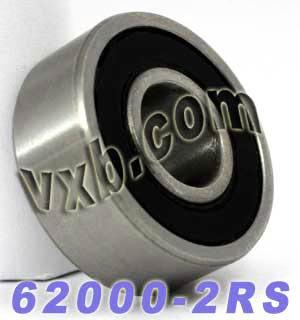 10x26x10mm mühürlü 62000-2R'ler