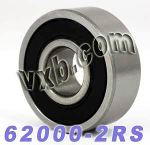 10x26x10mm mühürlü 62000-2R'ler