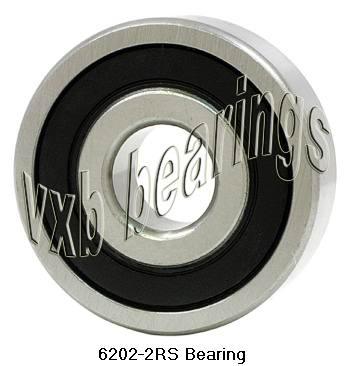 4-Pack 6202-2RS Ball Bearings Rubber Sealed 6202RS