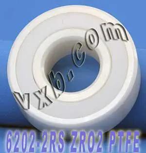 6202-2RS Full Ceramic Sealed Bearing 15x35x11mm ZrO2