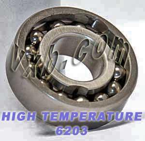 6203 łożysko w wysokiej temperaturze 900 ° F 17x40x12mm