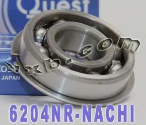 Roulement Nachi 6204NR Ouvert C3 Circlip Japon 20x47x14mm