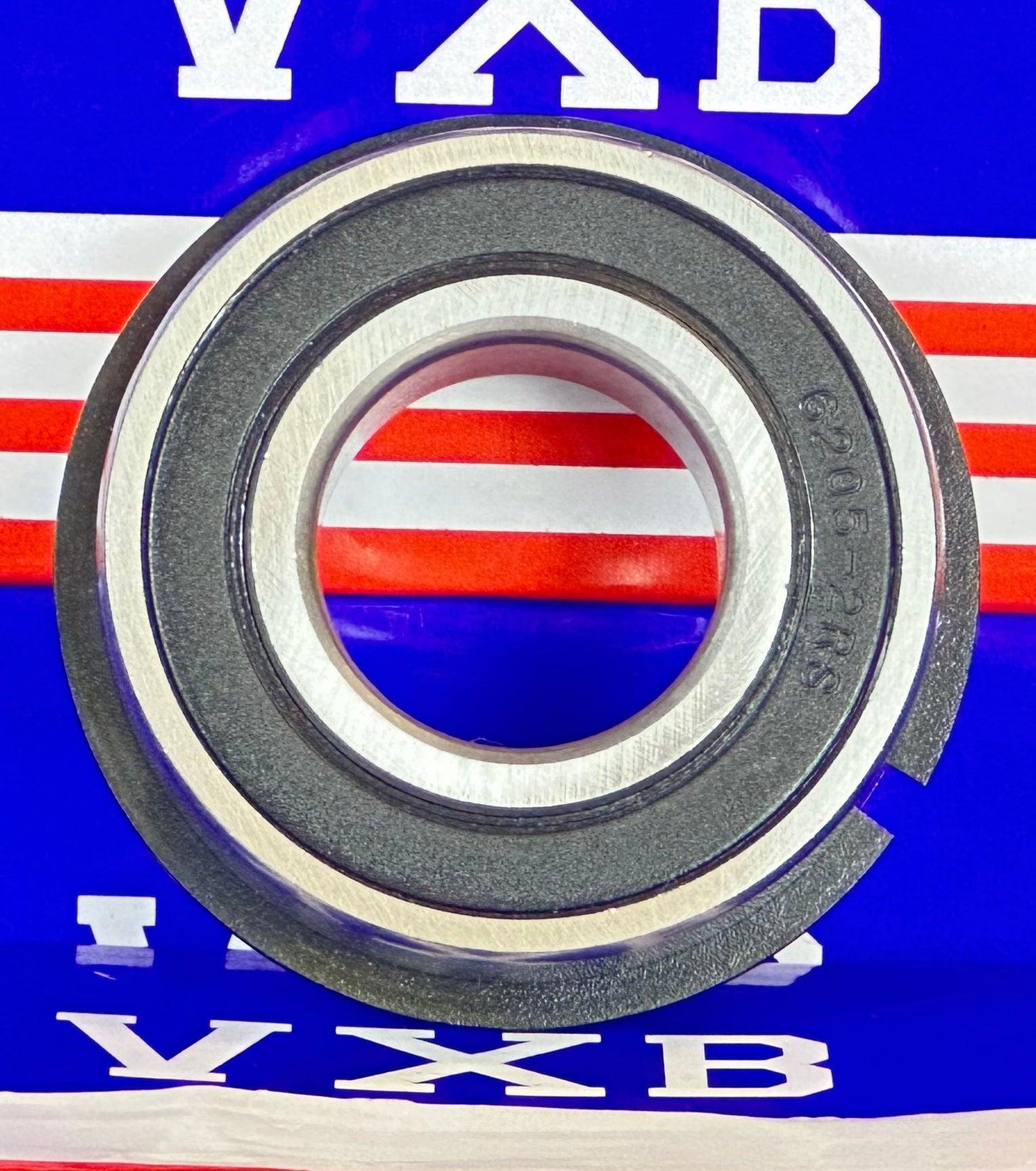ตลับลูกปืน 6205-2RSNR - 25x52x15mm - ปิดผนึก - แหวนสแน็ป
