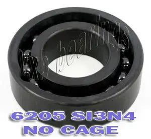 6205 Full Complement Full Ceramic Bearing 25x52x15mm Si3N4
