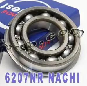 6207NR Nachi Bearing Open C3 Snap Ring Japan 35x72x17mm