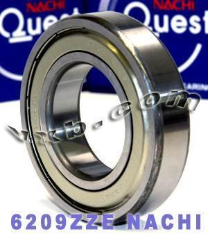 6209ZZE NACHI Oszczędność C3 45x85x19 mm - Wykonane w Japonii