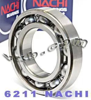 Vòng bi Nachi 6211 mở C3 Nhật Bản 55x100x21mm
