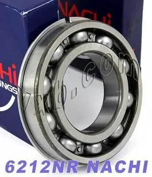 6212NR Nachi Bearing Open C3 60x110x22mm - Snap Ring - Japan