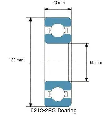 6213-2RS Bearing Deep Groove 6213-2RS