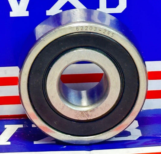 Vòng bi cầu 62203-2RS1 kín kép Đường kính trong 17mm Đường kính ngoài 40mm Chiều rộng 16mm