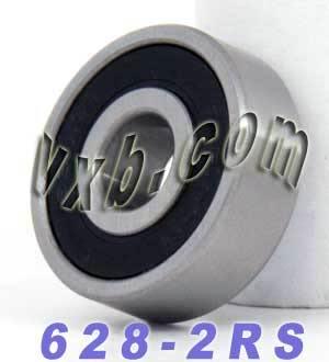 628-2RS Lager 8x24x8mm - Afgedicht - Miniatuur