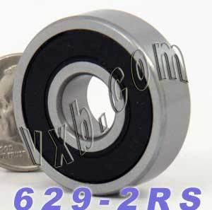 ตลับลูกปืน 629-2RS ขนาด 9x26x8 มม. - ปิดผนึก - ขนาดเล็ก