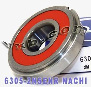 6305-2NSENR นาชิแบริ่งปิดผนึกวงแหวน Snap C3 ญี่ปุ่น 25x62x17 แบริ่ง
