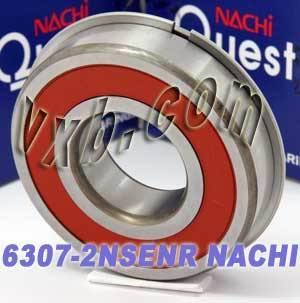 6307-2NSENR นาชิแบริ่งปิดผนึก C3 Snap แหวนญี่ปุ่น 35x80x21 แบริ่ง