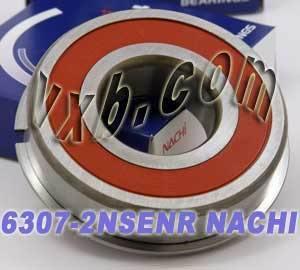 6307-2NSENR นาชิแบริ่งปิดผนึก C3 Snap แหวนญี่ปุ่น 35x80x21 แบริ่ง