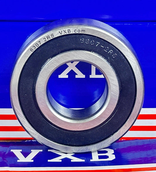 ตลับลูกปืน 6307-2RS1 ปิดผนึกสองชั้น เส้นผ่านศูนย์กลางภายใน 35mm เส้นผ่านศูนย์กลางภายนอก 80mm ความกว้าง 21mm