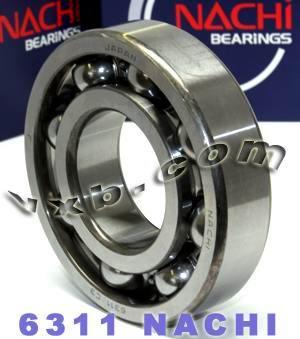 ตลับลูกปืน Nachi 6311 แบบเปิด C3 ญี่ปุ่น 55x120x29mm