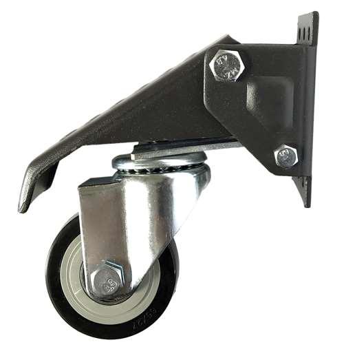 65mm Workbench Caster Wheel 88 Lbs Thermoplastic Polymer Coreset of 4